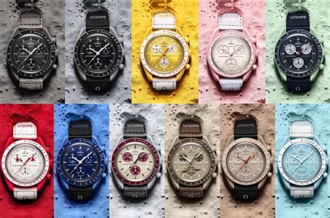 Swatch Omega moonwatch collection